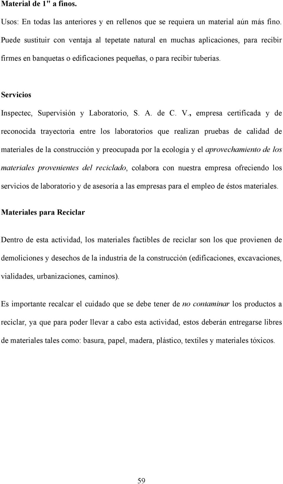 Servicios Inspectec, Supervisión y Laboratorio, S. A. de C. V.