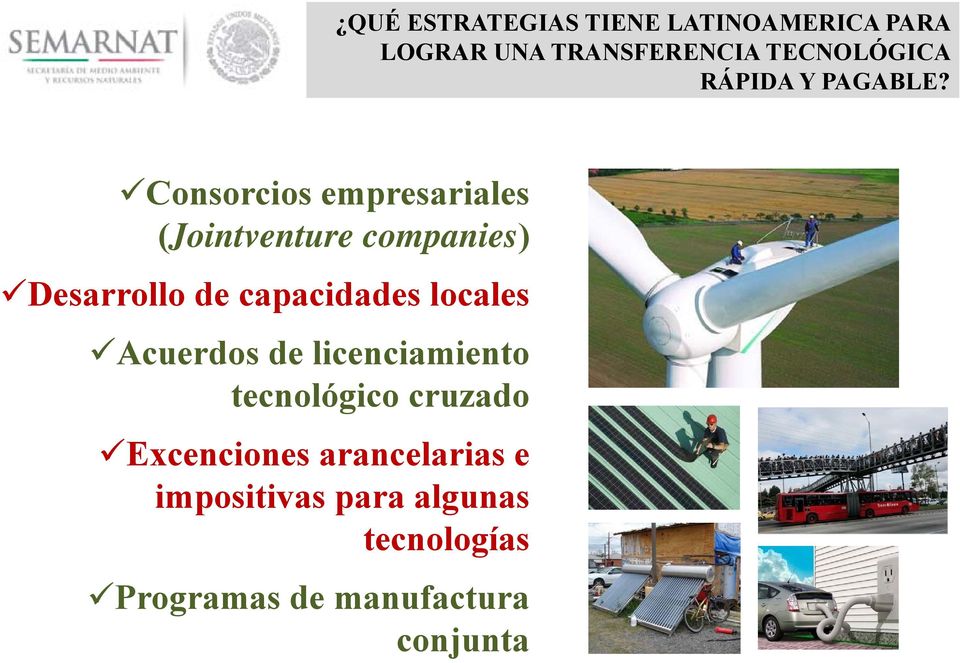 Consorcios empresariales (Jointventure companies) Desarrollo de capacidades