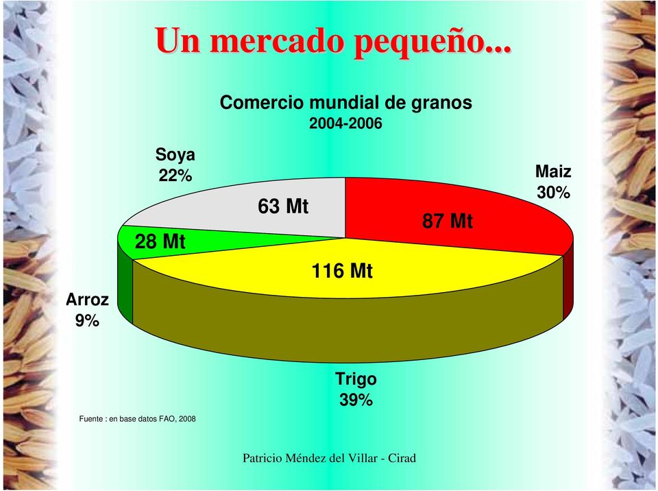 2004-2006 Soya 22% 28 Mt 63 Mt 116 Mt
