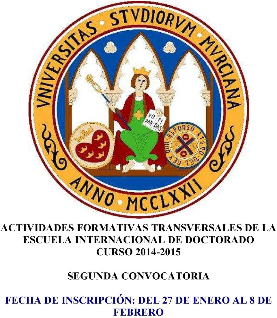 2014-2015 SEGUNDA CONVOCATORIA