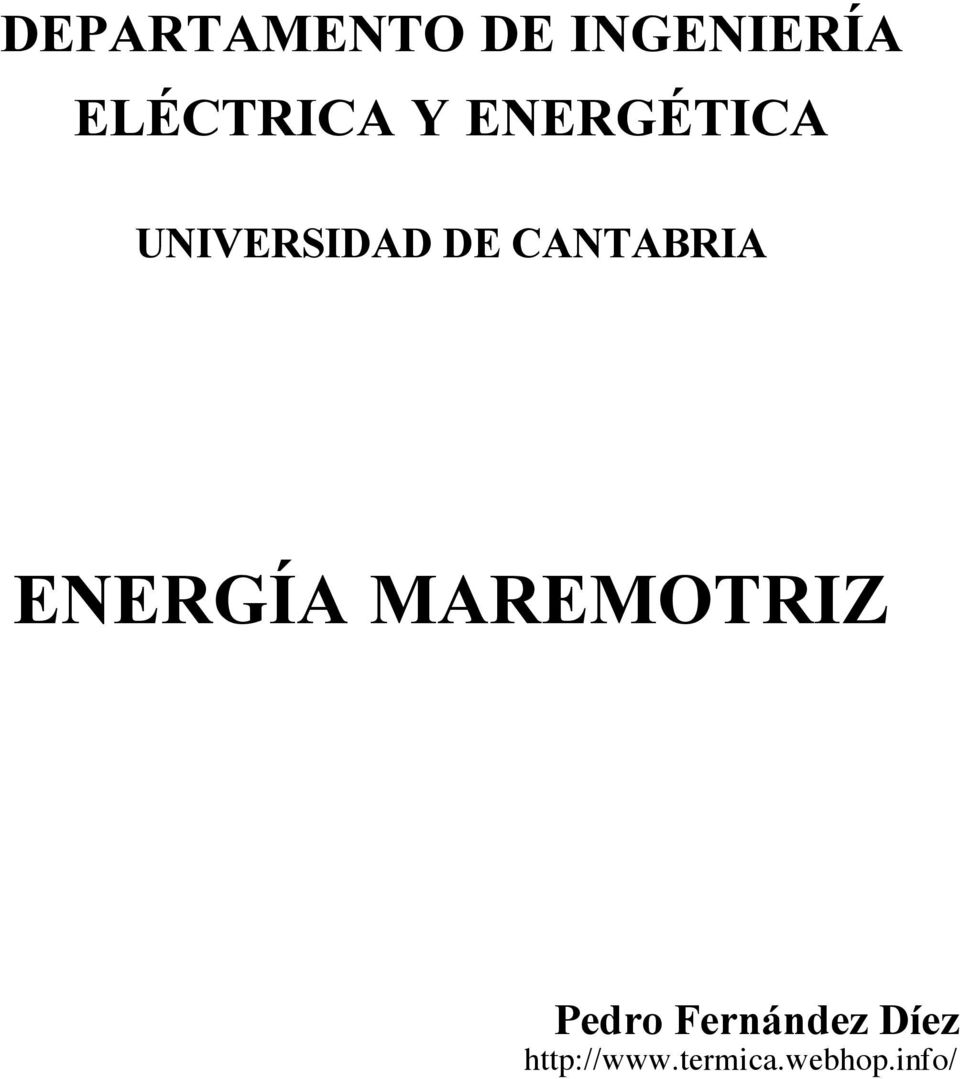 CANTABRIA ENERGÍA MAREMOTRIZ Pedro