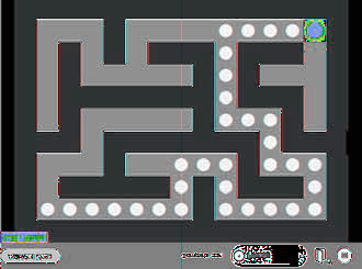 Maze El objetivo de este juego es llevar el círculo hasta el cuadro verde. 2.