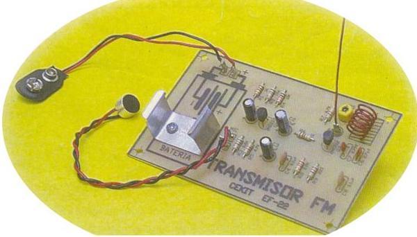 Este sencillo circuito, le permitirá transmitir señales de audio en un área de aproximadamente 100 m de radio.