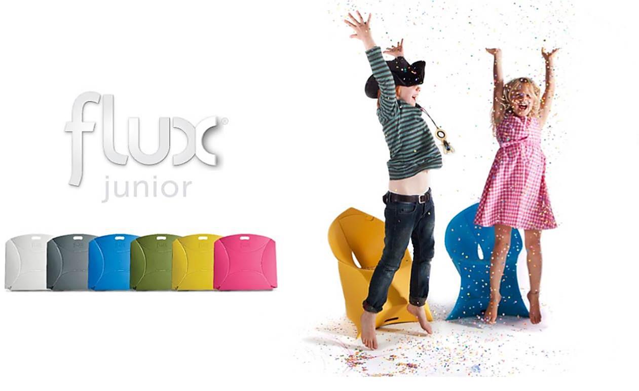 junior FLEX junior La silla Flux junior, una versión pequeña en colores atractivos para alegrar cualquier habitación o fiesta!