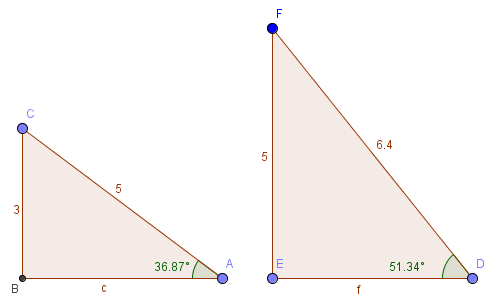 Comprensión de las razones trigonométricas 98 f) Qué puedes concluir entre las razones de los lados