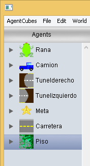 3D-Frogger (Continúa) Paso 7 Crea el Camión, los túneles del lado izquierdo y del lado derecho, la carretera, el piso y la cueva o meta.
