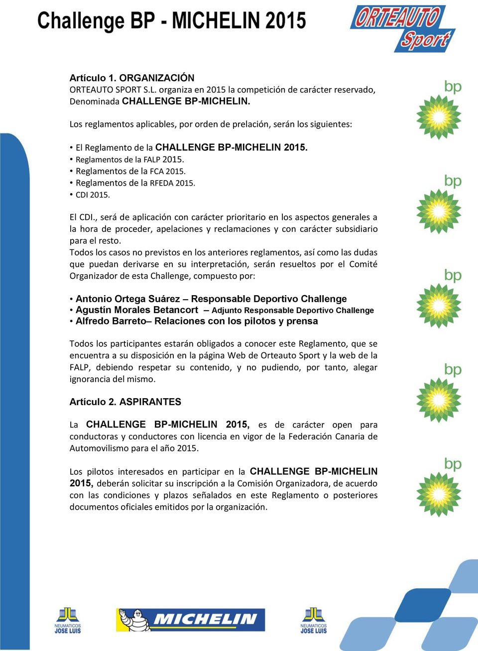 Reglamentos de la RFEDA 2015. CDI 2015. El CDI.