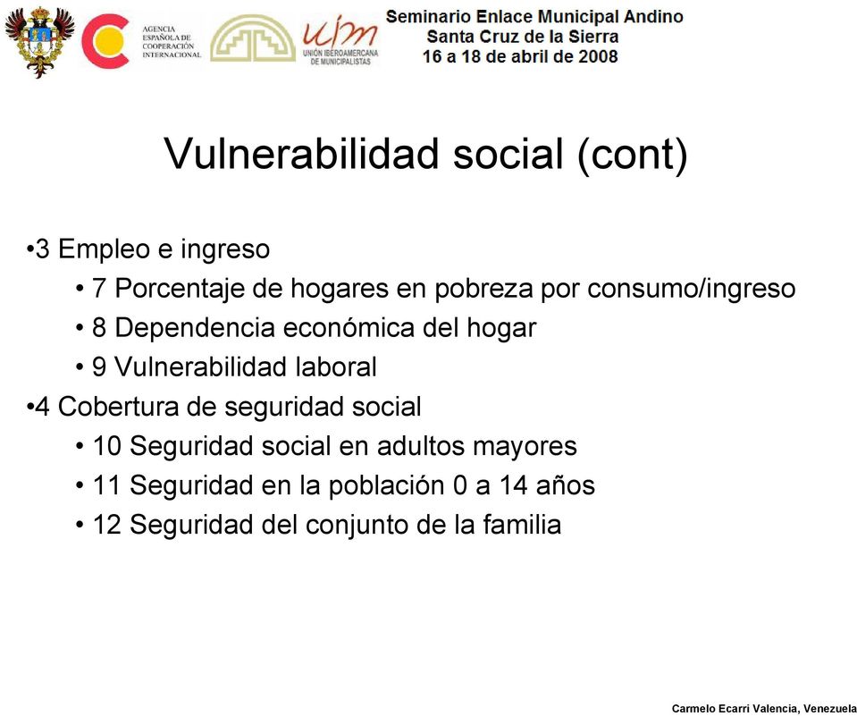 laboral 4 Cobertura de seguridad social 10 Seguridad social en adultos mayores