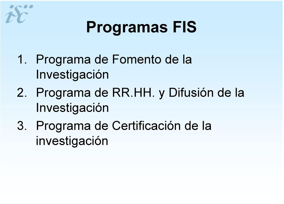 2. Programa de RR.HH.