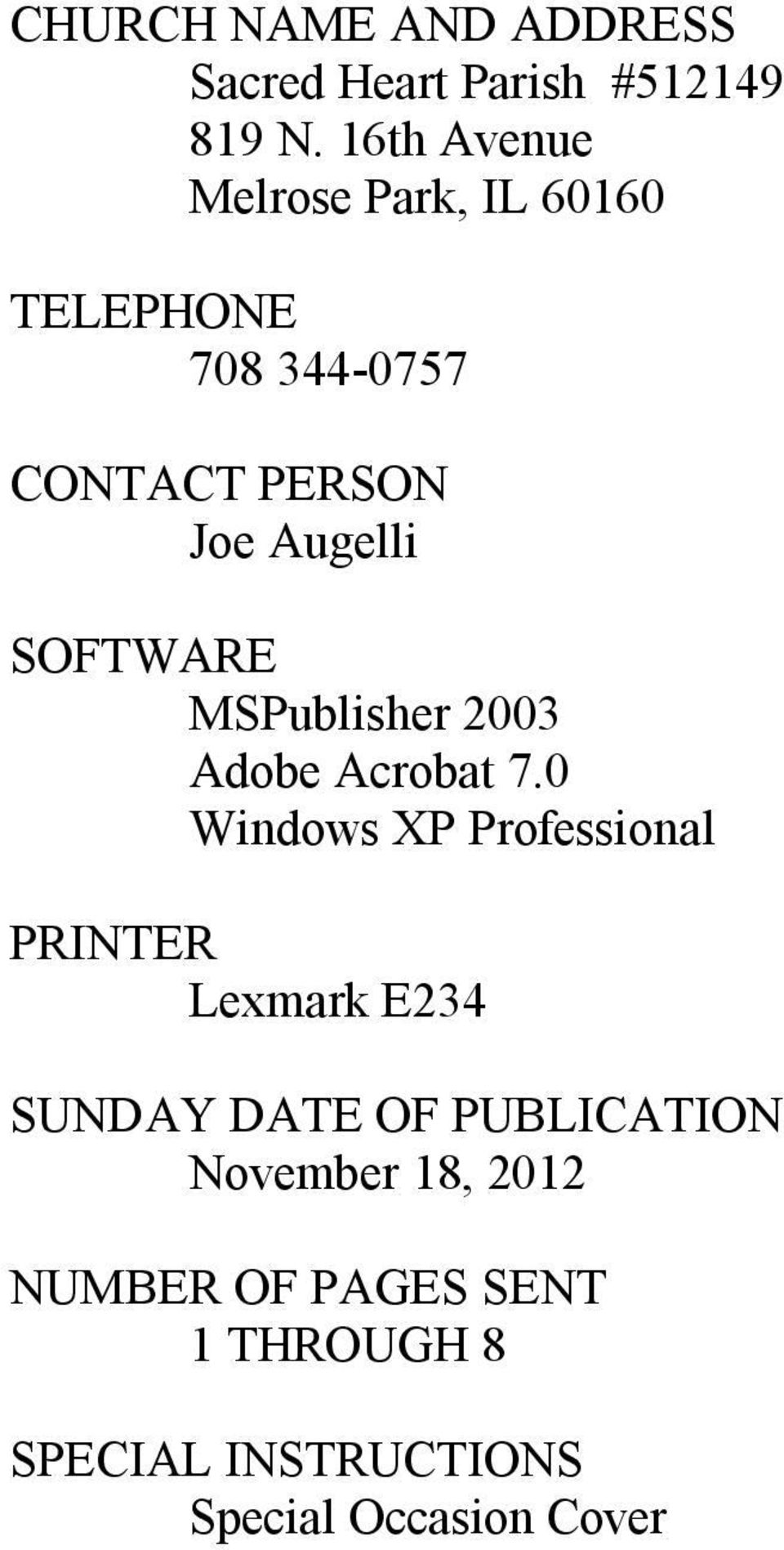 SOFTWARE MSPublisher 2003 Adobe Acrobat 7.