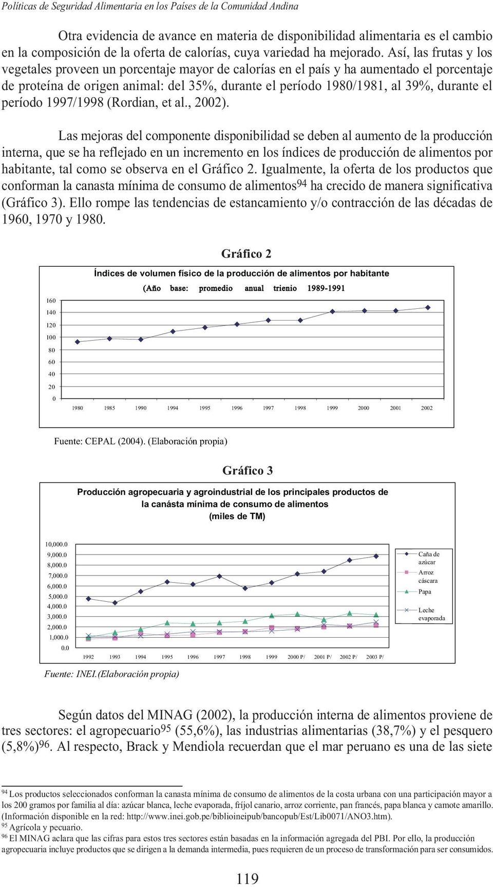 período 1997/1998 (Rordian, et al., 2002).