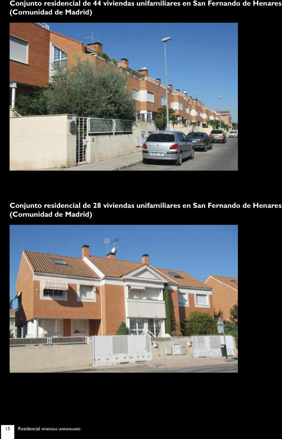 residencial de 28 viviendas unifamiliares en San Fernando