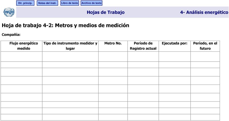 instrumento medidor y Metro No.