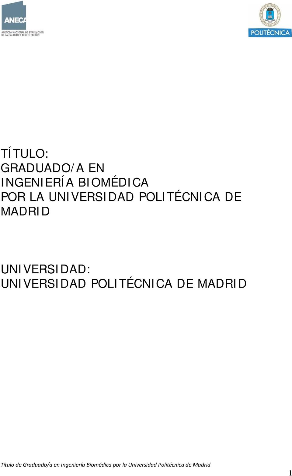 POLITÉCNICA DE MADRID
