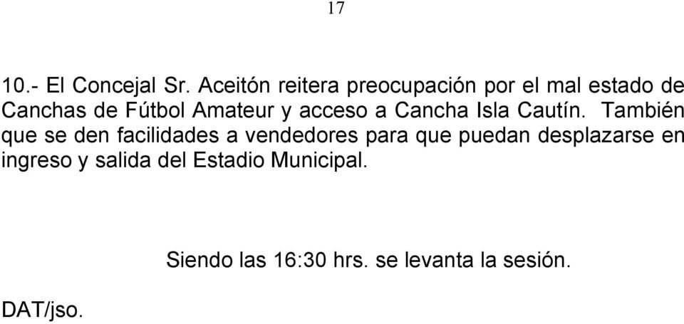 Amateur y acceso a Cancha Isla Cautín.