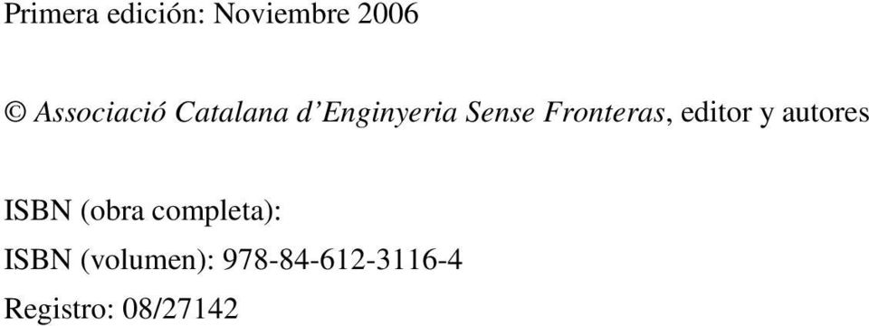 editor y autores ISBN (obra competa): ISBN
