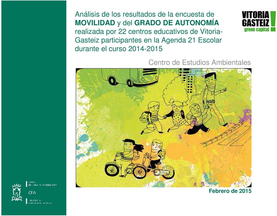 Vitoria- Gasteiz participantes en la Agenda 21 Escolar