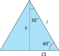 ángulo α, en cuyo caso se trata de triángulos semejantes.