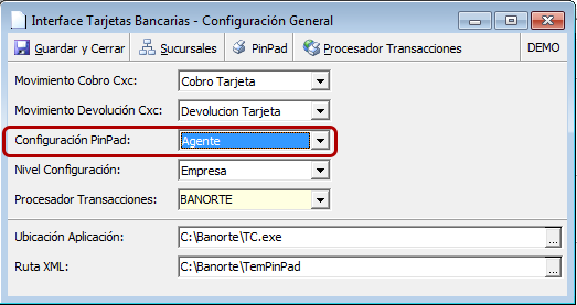 3. Terminal Equivalente. Referencia que se enviará al procesador de transacciones y se podrá visualizar en el portal del banco (dato proporcionado por el banco). 4.