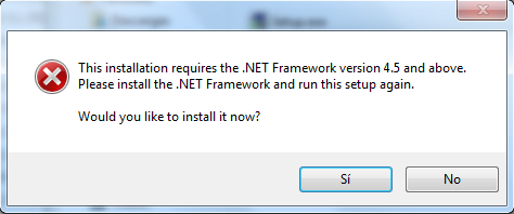 Con guración Requerimientos preliminares Para el uso de este Módulo será necesario contar con la versión.net Framework 4.5 en adelante.