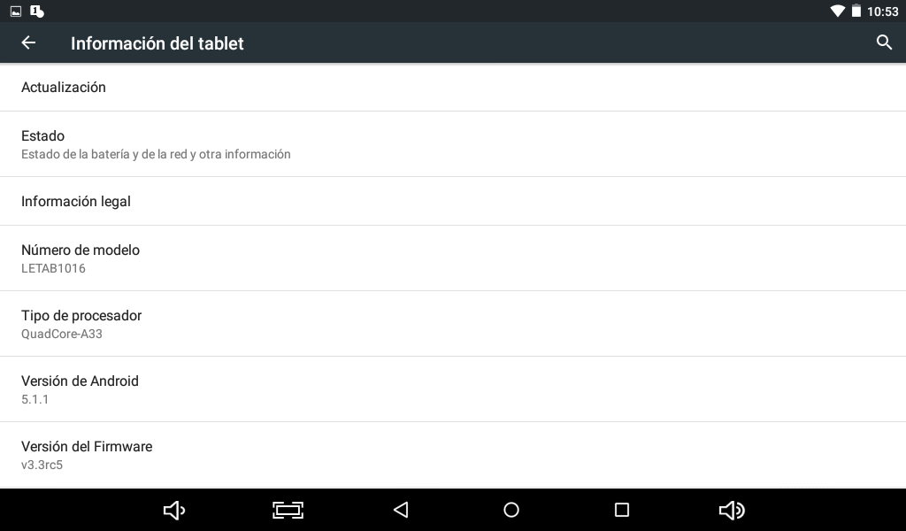 4.15 Accesibilidad: Diferentes opciones para facilitar la accesibilidad de la Tablet. 4.