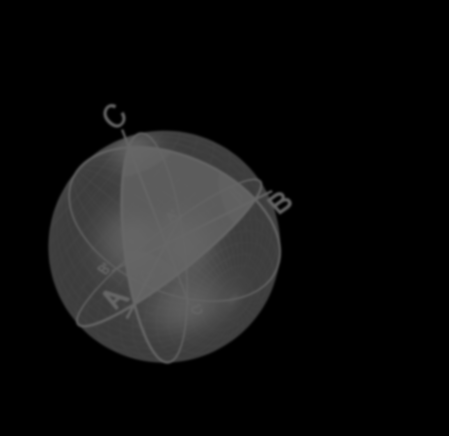 Triángulo Astronómico PNC Lados y ángulos del triángulo astronómico de posición,
