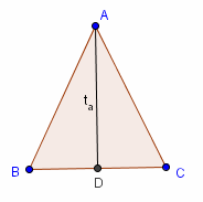 Triángulo isósceles de base conocida: Se llama triángulo isósceles a aquel triángulo que posee dos lados congruentes. En la figura triángulo ABC es isósceles de base BC.