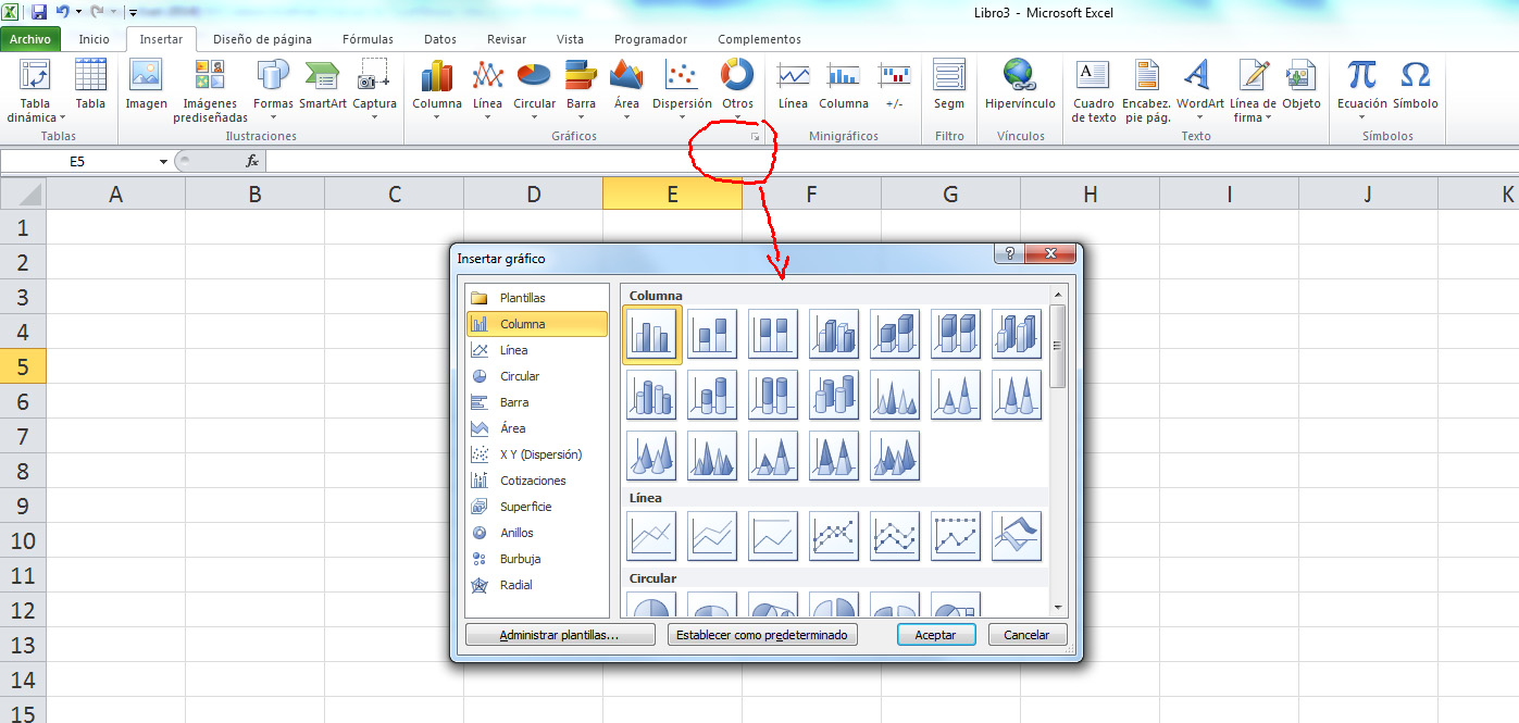 Además, desde ella se puede acceder (con el icono que aparece a la izquierda abajo) a la ayuda de Excel.