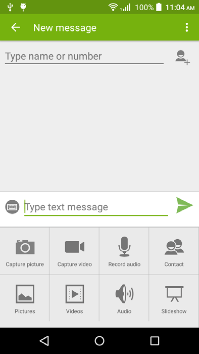 36 - Mensajería 4. Para responder al mensaje, introduzca su texto en el cuadro de texto denominado Escribir mensaje y pulse el icono Enviar.