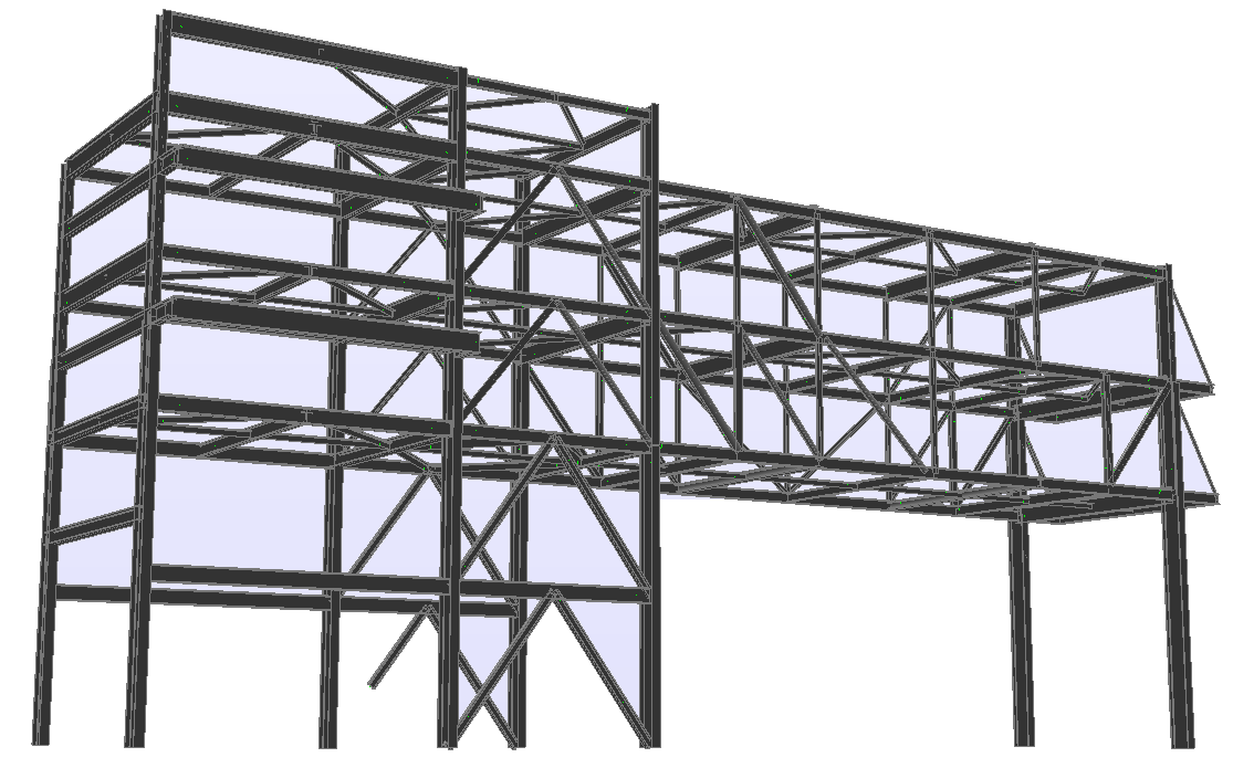 Modelado de Estructuras de acero Apply Constraints (alineamiento) para estructuras de acero Vigas se ajustan