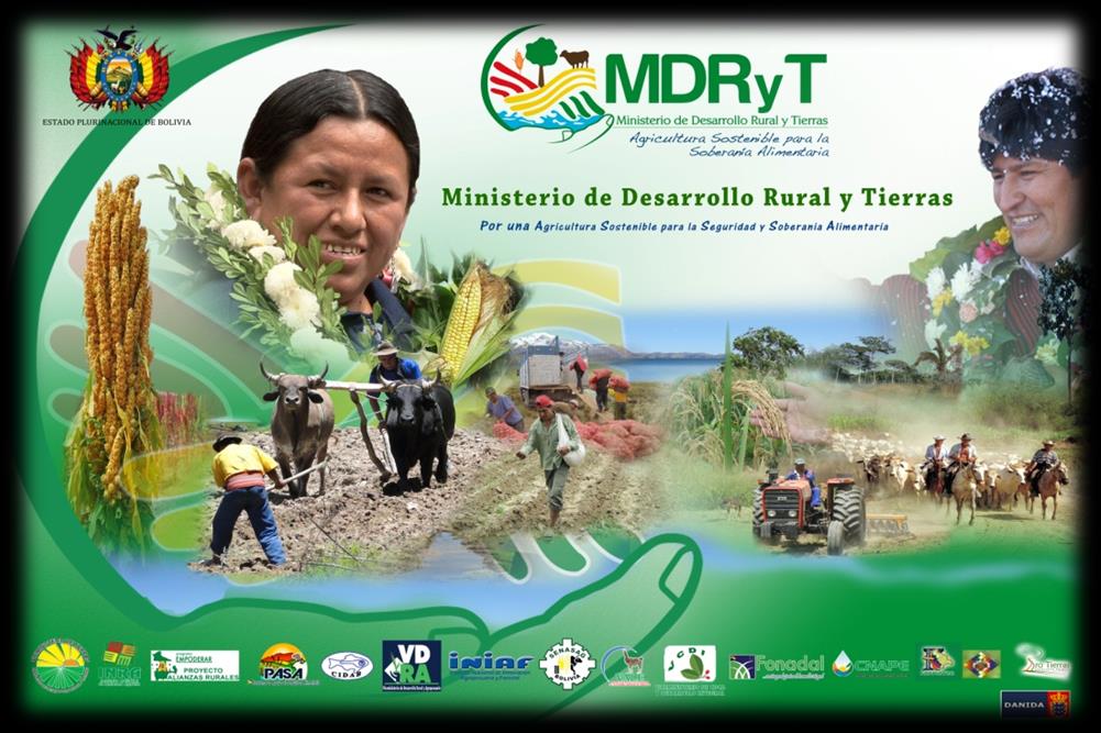 Ministerio de Desarrollo Rural y Tierras Cómo actúa el MDRyT en favor