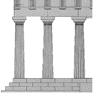 Órdenes de la arquitectura griega Los griegos fueron quienes desarrollaron en mayor medida la función ornamental de la columna,