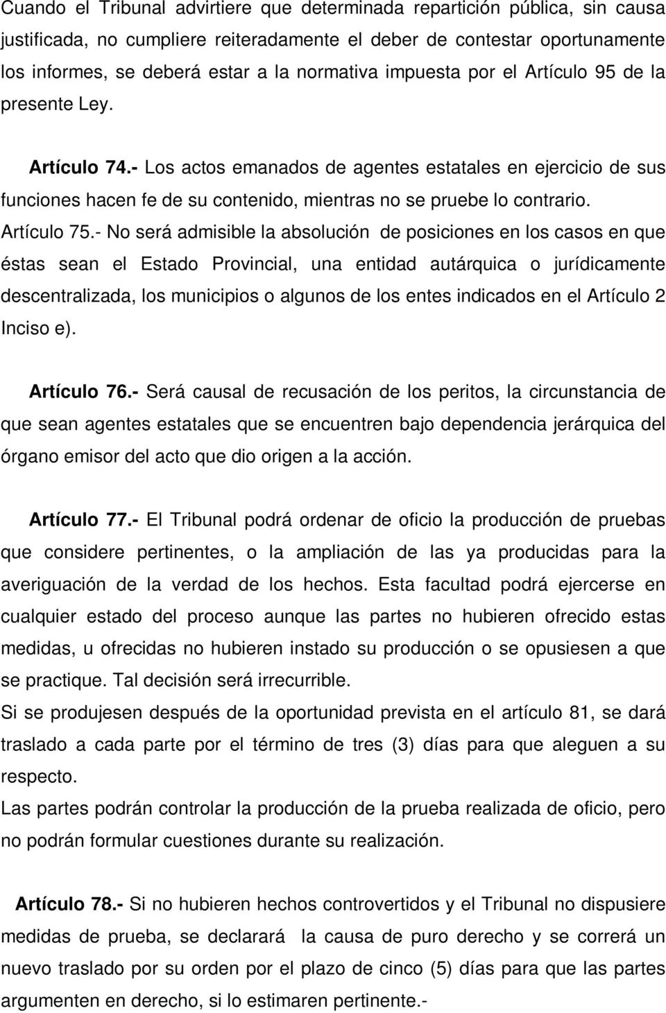 Artículo 75.