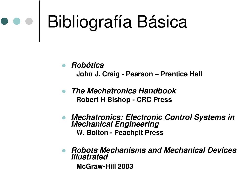 Bishop - CRC Press Mechatronics: Electronic Control Systems in