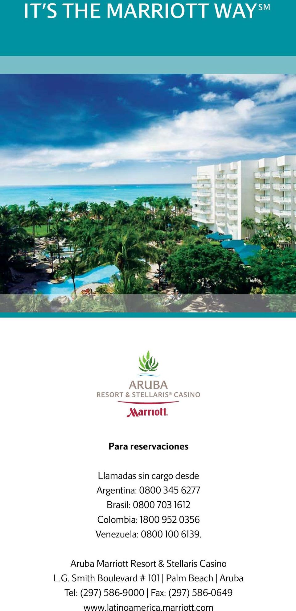 6139. Aruba Marriott Resort & Stellaris Casino L.G.