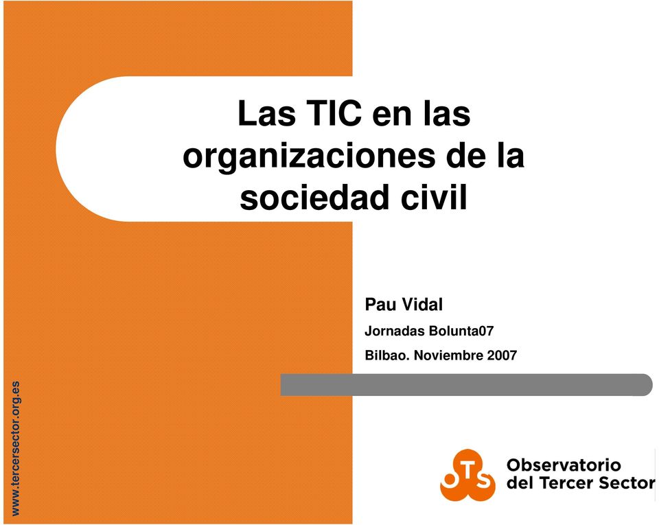 sociedad civil Pau Vidal