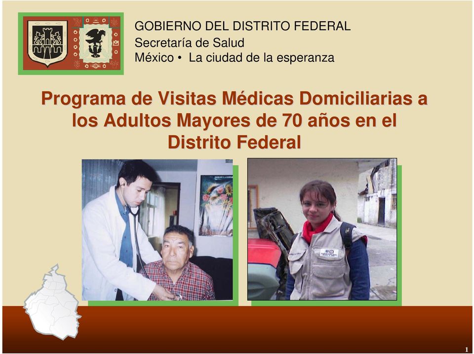 Programa de Visitas Médicas M Domiciliarias a