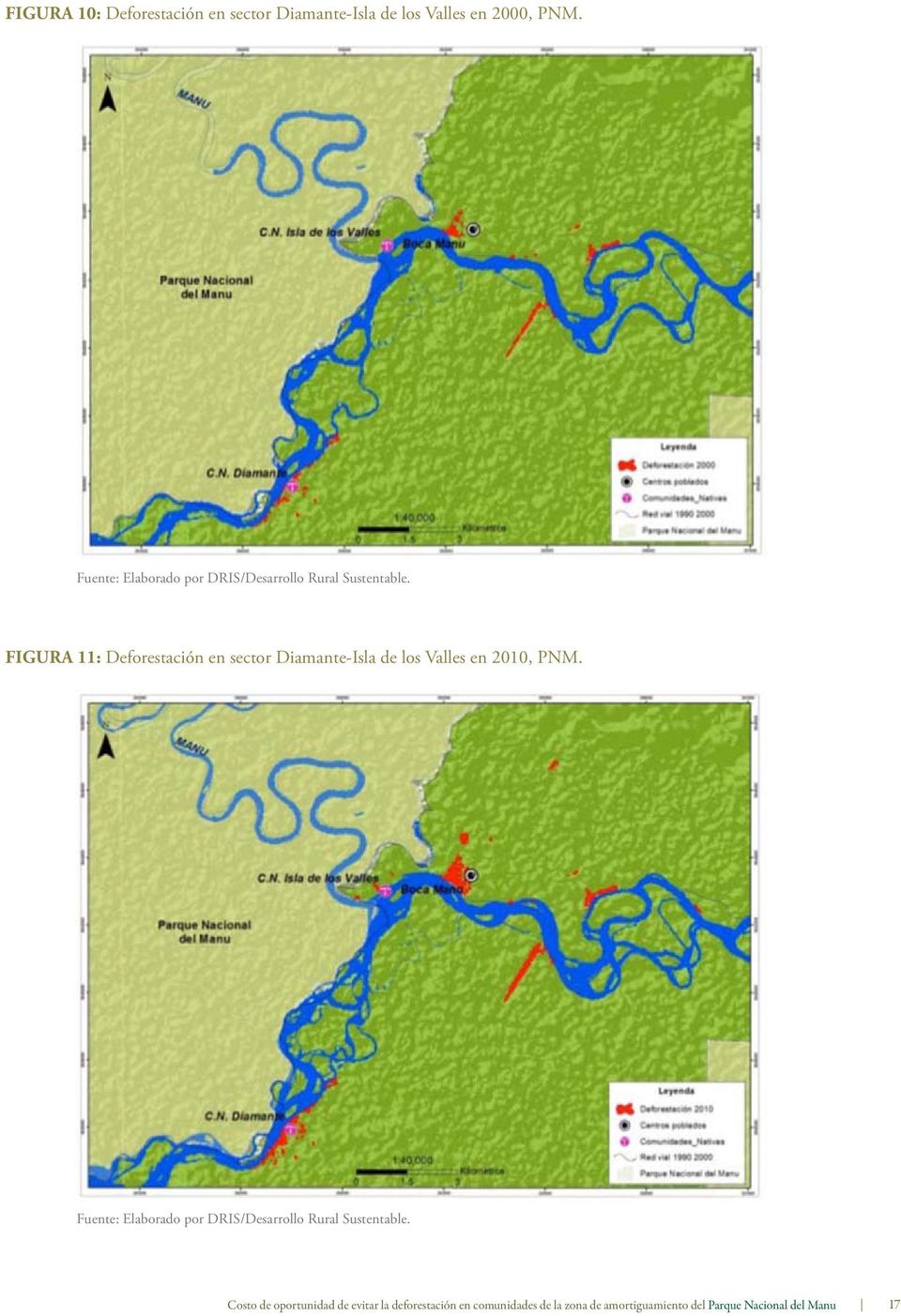 PNM. FIGURA 11: Deforestación en