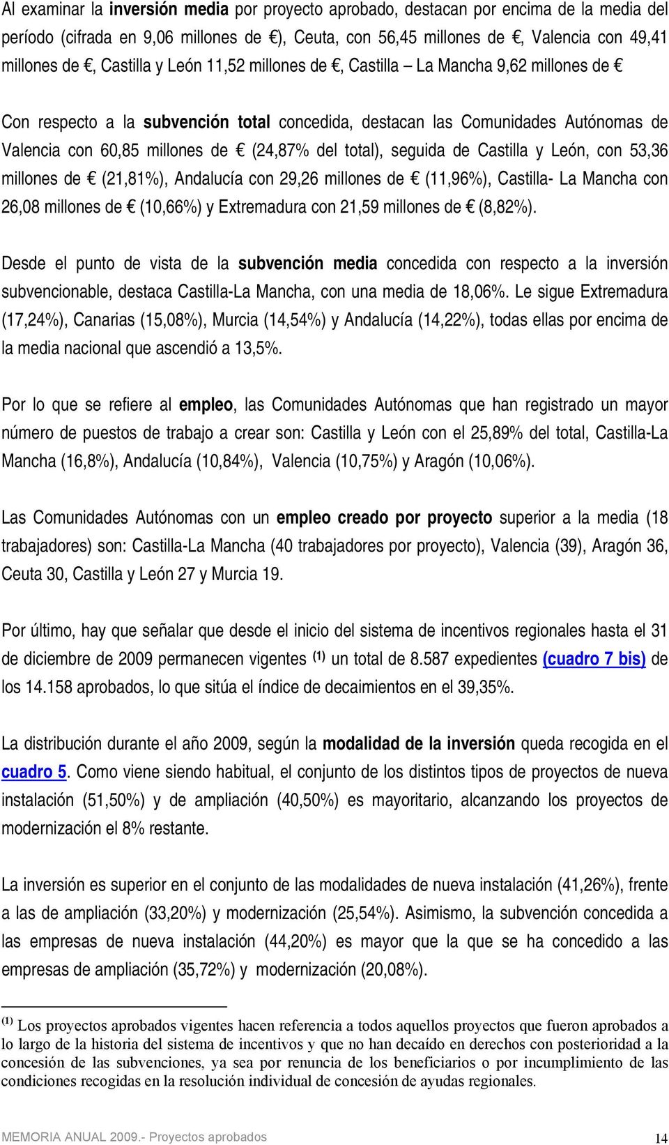 total), seguida de Castilla y León, con 53,36 millones de (21,81%), Andalucía con 29,26 millones de (11,96%), Castilla- La Mancha con 26,08 millones de (10,66%) y Extremadura con 21,59 millones de