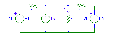 2.6. METODO DE SUPERPOSICION En un circuito lineal la respuesta para dos o más fuentes actuando simultáneamente es igual a la suma de las respuestas actuando solas con las otras fuentes de voltaje en