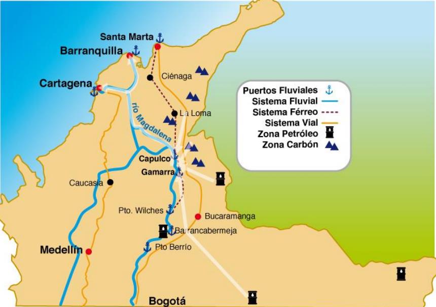 Colombia: Inversiones y planes en hidrovías Colombia se prepara para la expansión del canal de Panamá,