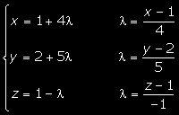 3. H a l l a r l a s e c u a c i ones p a r a m é t r i c a s, e n f o r m a c ontinua e i m p l í c i t a d e l a r ecta q u e p a s a p o r e l p u n t o A = ( 1, 2, 1 ) y c u y o v e c t o r d i r