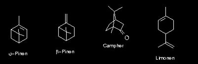 Ejemplos de monoterpenos: nerol