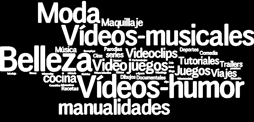 Vídeo Online YouTubers YouTubers influencers Contenidos de YouTubers más buscados Un 26% declara ver