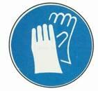 PROTECCIÓN DE LAS MANOS Usar guantes adecuados al manejar productos químicos, manejar materiales filudos o ásperos, trabajar con riesgos biológicos o con materiales que están a temperaturas extremas