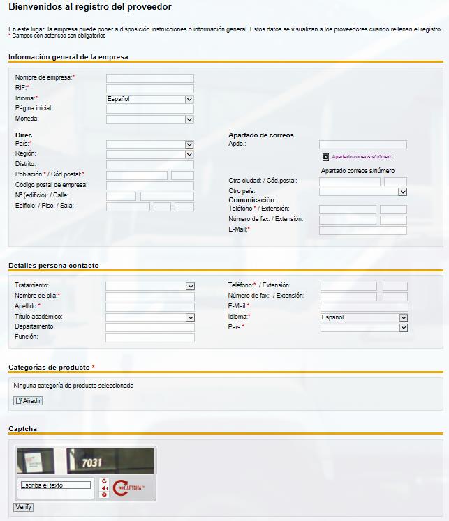 Con el registro Usted podrá Enviar la solicitud del registro de su empresa en la plataforma de Empresas