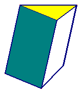 Poliedros SOBRE PRISMAS a) Dibuja sobre papel cuadriculado un prisma recto de base rectangular y un prisma oblicuo de base triangular. Cuántos vértices y aristas tiene cada uno?