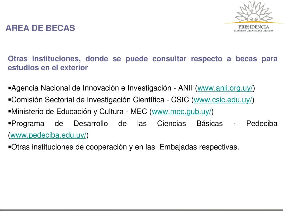 uy/) Comisión Sectorial de Investigación Científica - CSIC (www.csic.edu.
