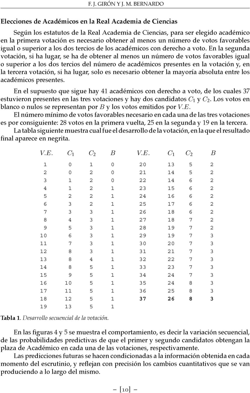 un número de votos favorables igual o superior a los dos tercios de los académicos con derecho a voto.