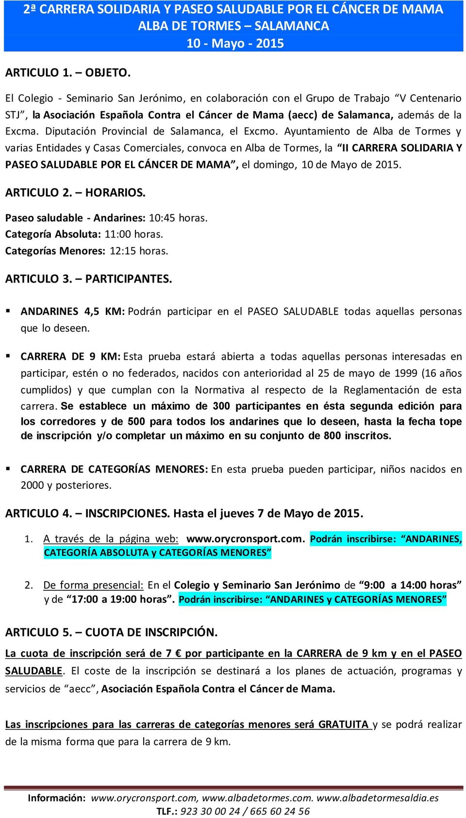 Diputación Provincial de Salamanca, el Excmo.
